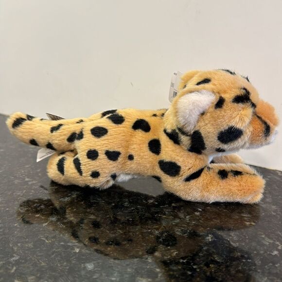 Gund Telus Leopard Cat  Plush and Beans 10” withTags - Picture 4 of 9